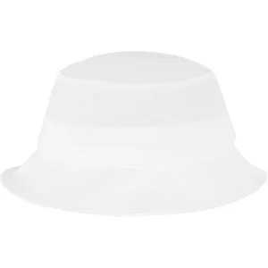 Flexfit Cotton Twill Bucket Hat - White