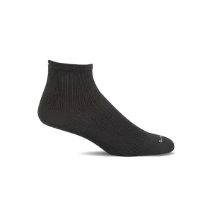 Sockwell Plantar Ease Quarter, Strømper til herre, Sort